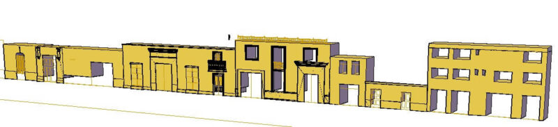 Facade 3D DWG Model for AutoCAD