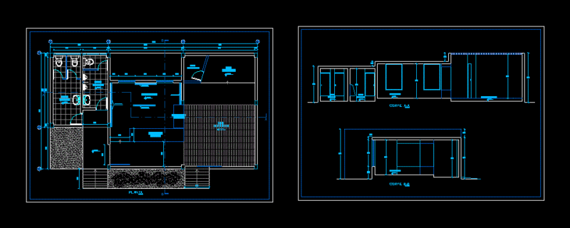 Reception Room 2D DWG Design Plan for AutoCAD
