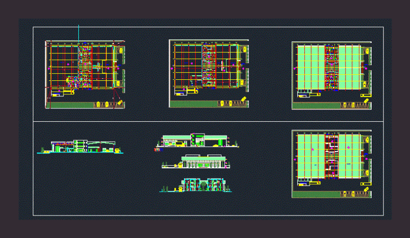Factory DWG Block for AutoCAD
