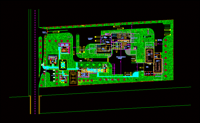 Factory Mangos DWG Block for AutoCAD