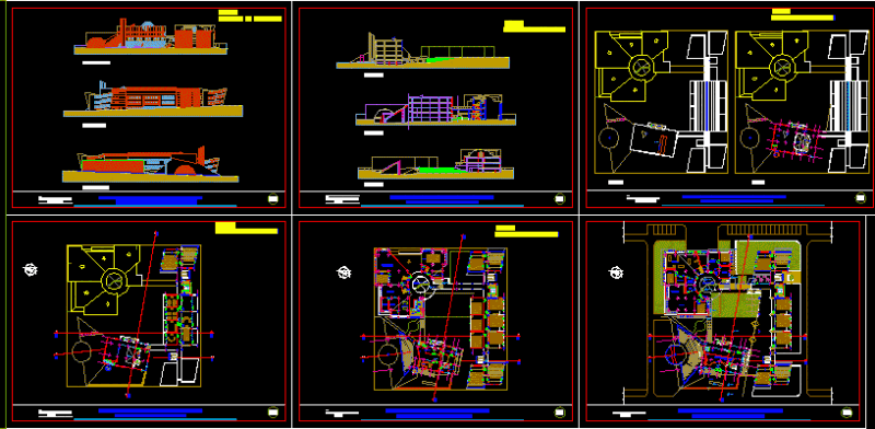 Faculty Of Engineering DWG Section for AutoCAD