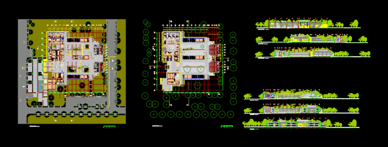 Faculty Of Law DWG Elevation for AutoCAD