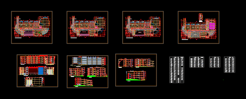 Facutad Of Architecture DWG Plan for AutoCAD