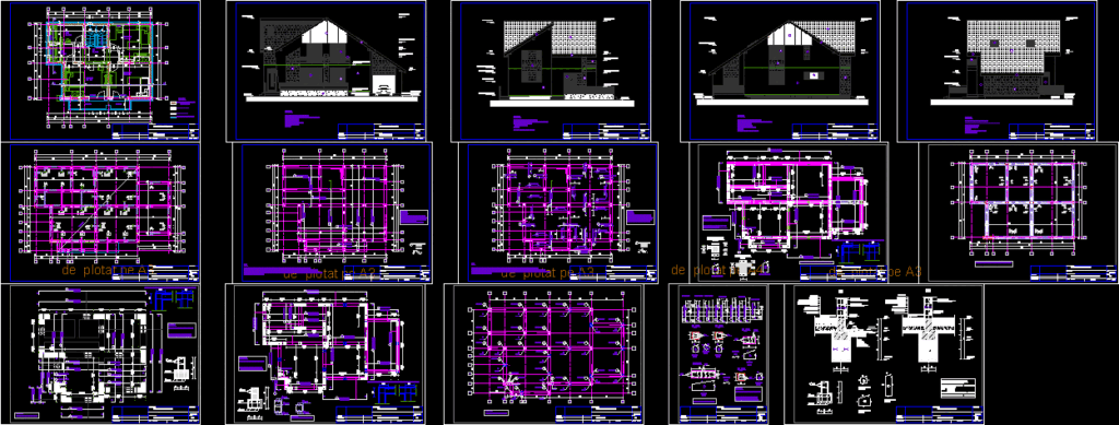Family DWG Plan for AutoCAD