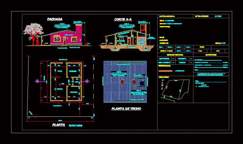 Family DWG Plan for AutoCAD