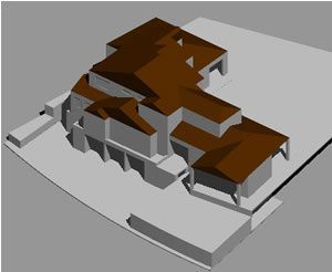 Family House 3D DWG Model For AutoCAD