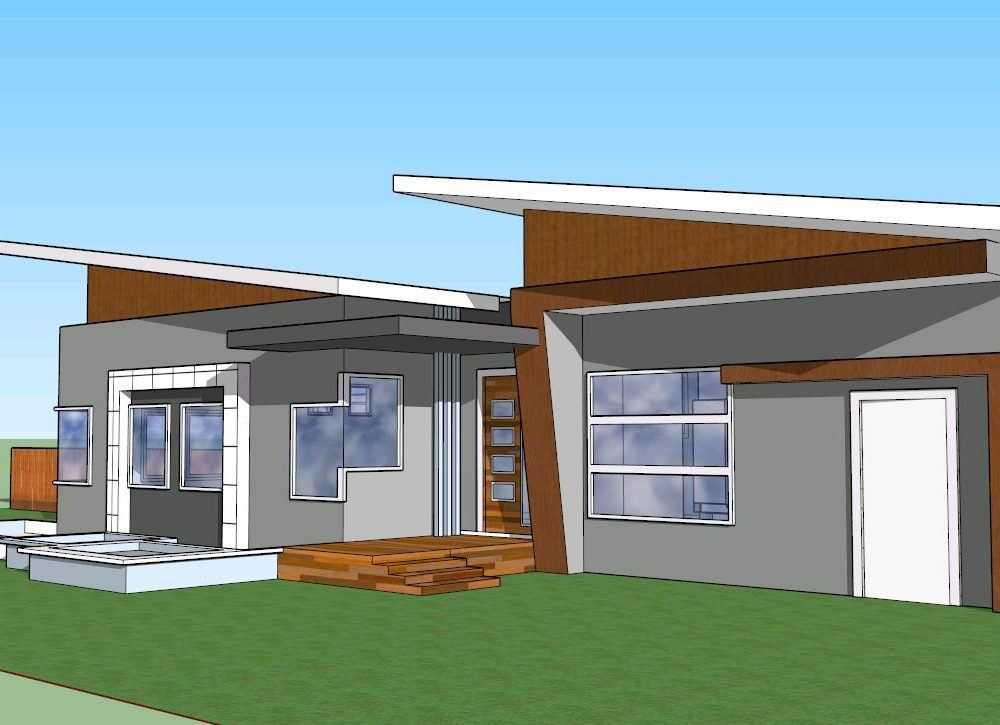 Family House 3D SKP Model for SketchUp • Designs CAD