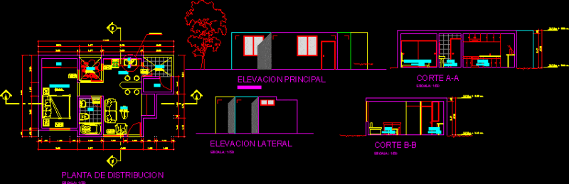 Family House DWG Full Project for AutoCAD