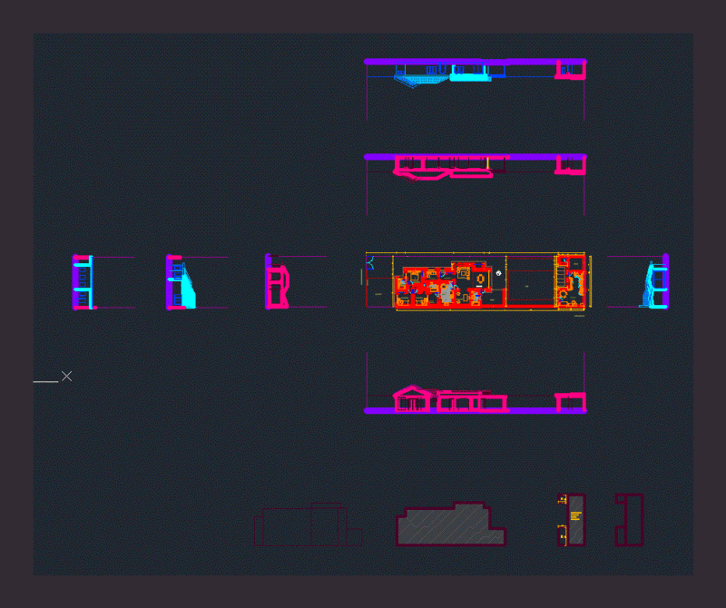 Family House Extension DWG Plan for AutoCAD