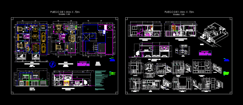 Family House Full DWG Detail for AutoCAD