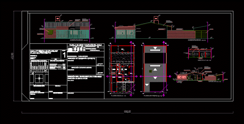 Family Housing Project DWG Full Project for AutoCAD