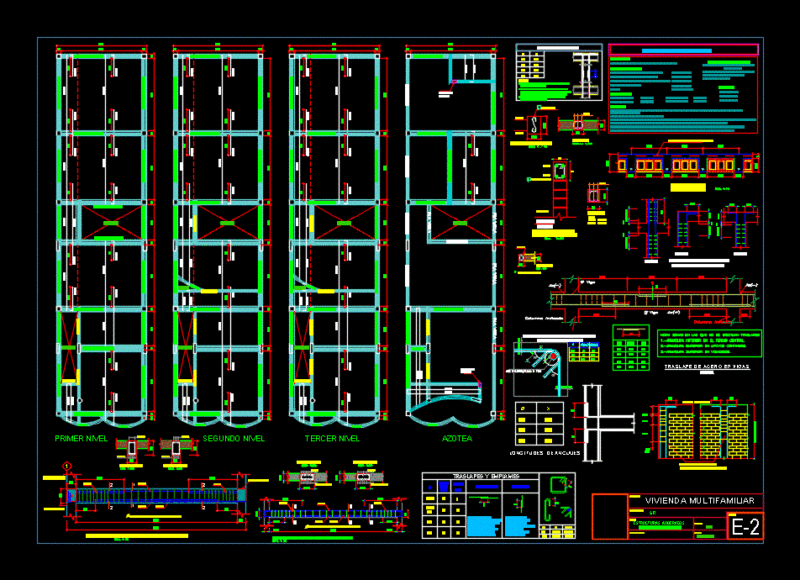 Family Housing Project DWG Full Project for AutoCAD