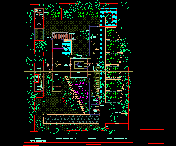 Landscape Design Plans Dwg