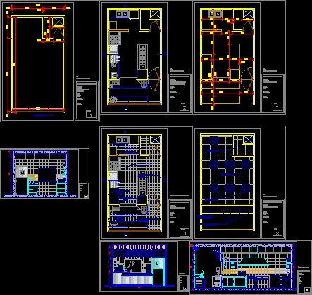 Fast Food Store Dwg Section For Autocad Designs Cad