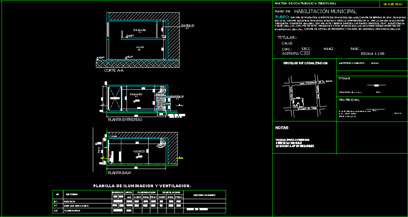 Federal Comercialcapital Enablement Plano DWG Model for AutoCAD