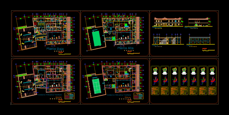 Fifth Santi DWG Block for AutoCAD