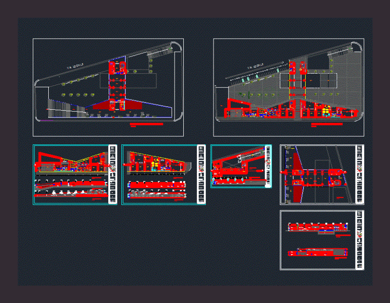File Cultural Center DWG Full Project for AutoCAD