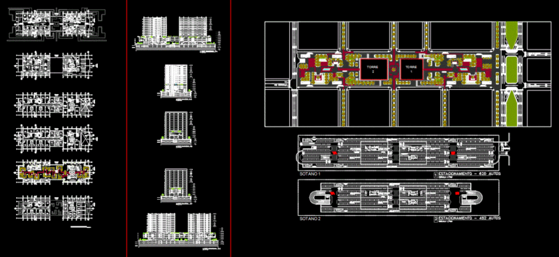 Financial Center DWG Block for AutoCAD