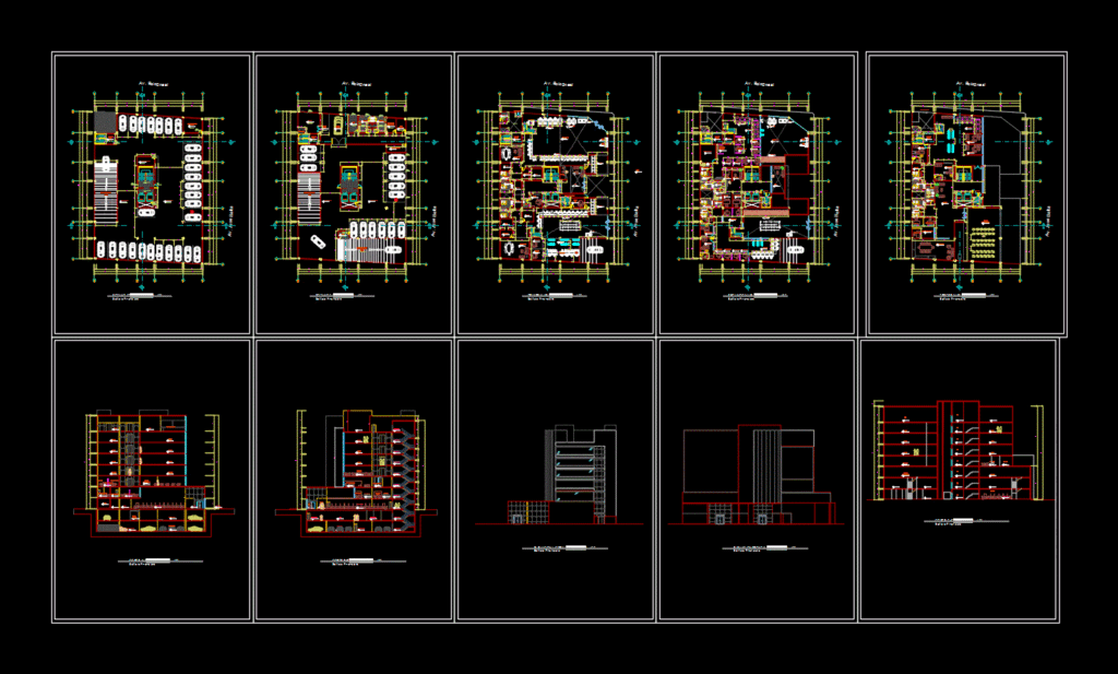 Financial Center DWG Detail for AutoCAD