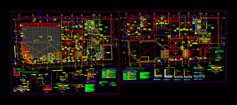 Financial Entity DWG Plan for AutoCAD