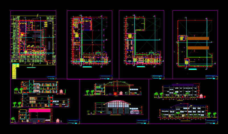 Fire Company DWG Full Project for AutoCAD
