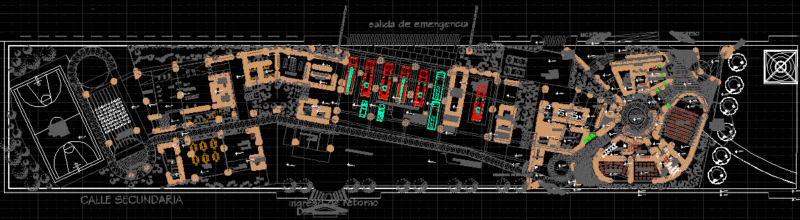 Fire Station DWG Block for AutoCAD