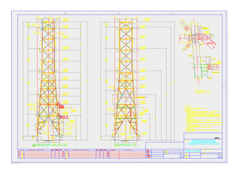Fireplace Tower DWG Block for AutoCAD