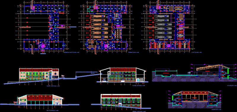 Firestation DWG Block for AutoCAD