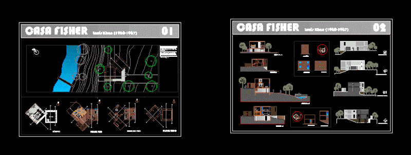Fisher House DWG Full Project for AutoCAD