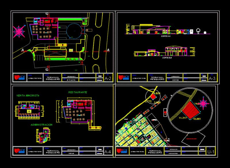 Fishing Ground DWG Block for AutoCAD