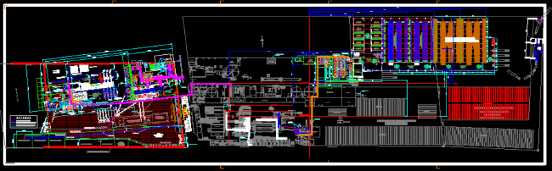 Flour Plant DWG Block for AutoCAD