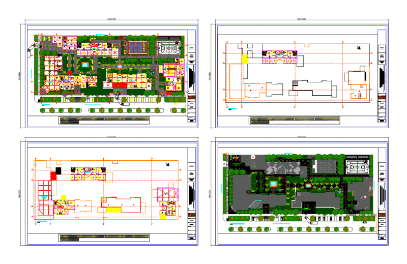 For Drug Rehabilitation Center Of The City Of Trujillo DWG Block for AutoCAD