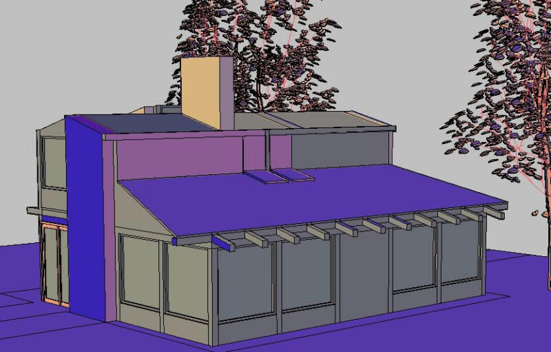 Forest Home 3D DWG Model for AutoCAD