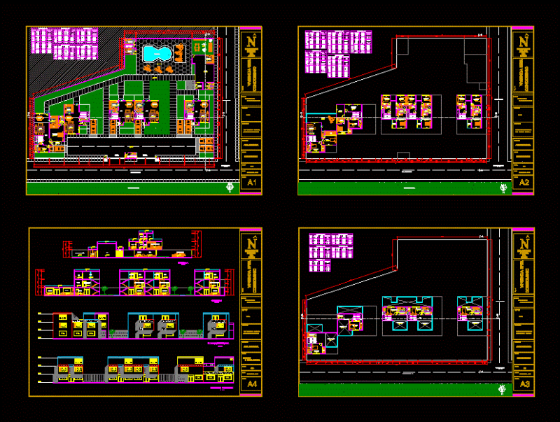 Full Condo DWG Block for AutoCAD