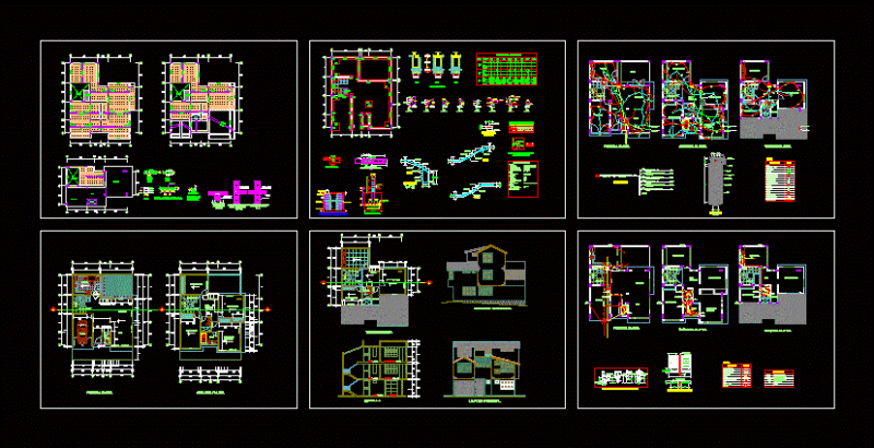 Full Housing Project – DWG Full Project for AutoCAD