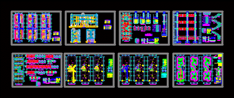 Full Multifamily DWG Section for AutoCAD