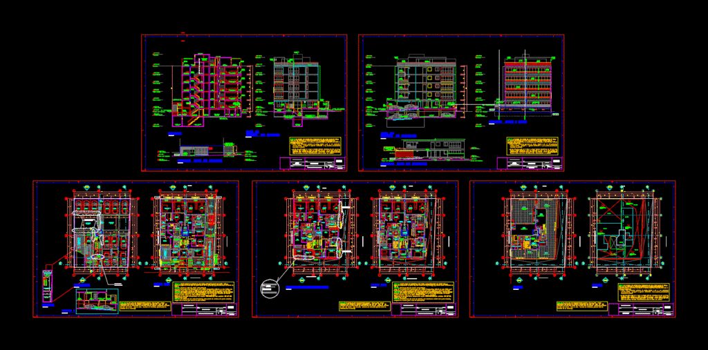 Full Multifamily Project DWG Full Project for AutoCAD