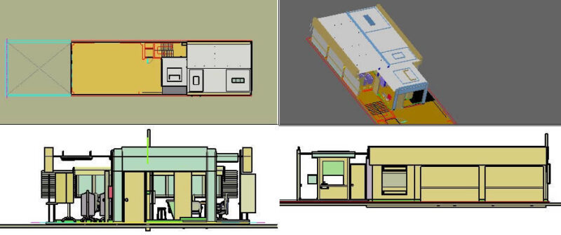 Full Offices 3D DWG Model for AutoCAD