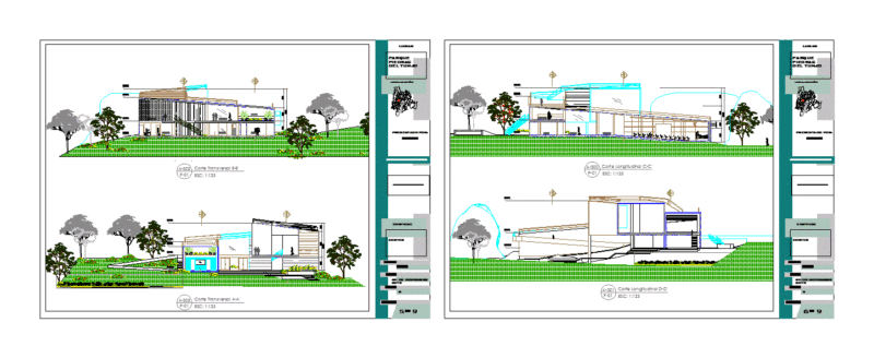 Galeria Cuts DWG Full Project for AutoCAD