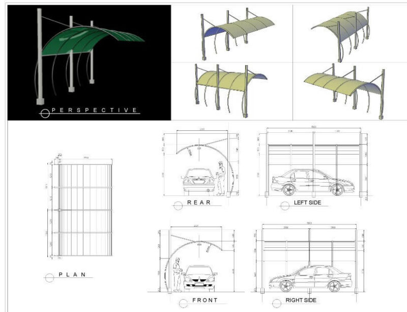 Garage DWG Block for AutoCAD