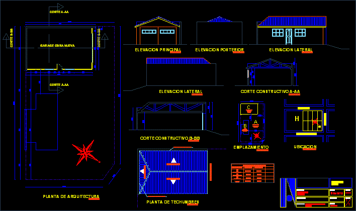 Garage Typical DWG Full Project for AutoCAD • Designs CAD