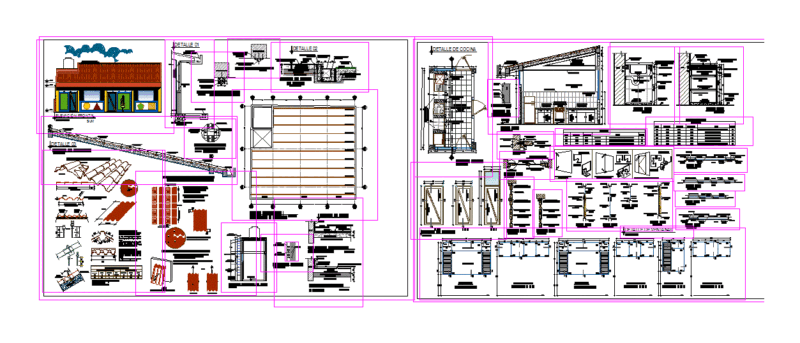 Garden DWG Section for AutoCAD