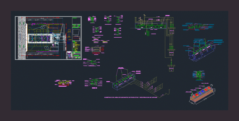 Gas Station DWG Block for AutoCAD