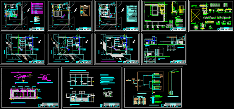 Gasoline Station DWG Full Project for AutoCAD