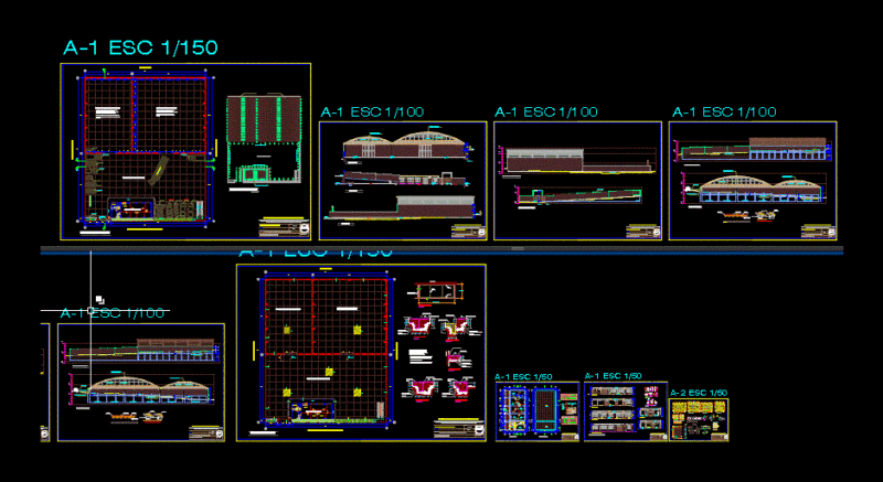 General Warehouse And Office DWG Detail for AutoCAD