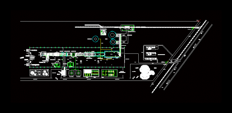 Glass Factory DWG Elevation for AutoCAD