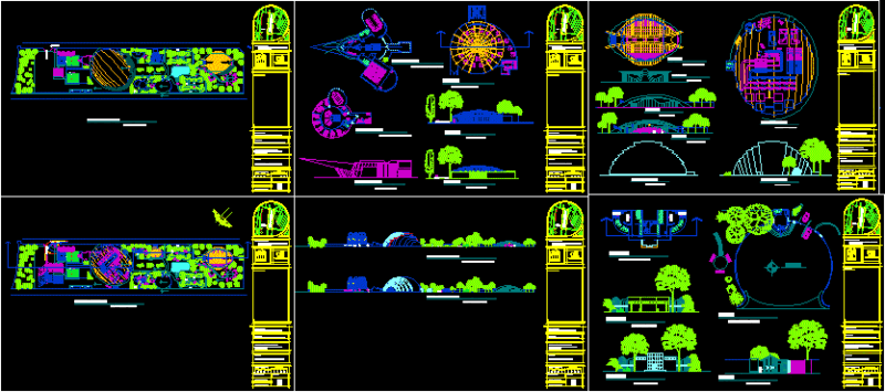 Glass Packs Factory DWG Section for AutoCAD
