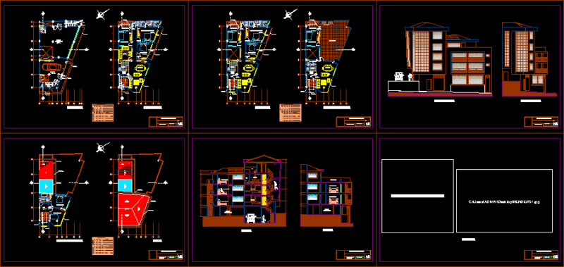 Gr Multifamily Housing Sansebick DWG Block for AutoCAD