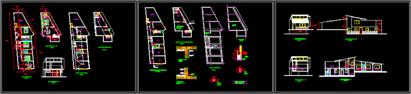 Granada House DWG Section for AutoCAD