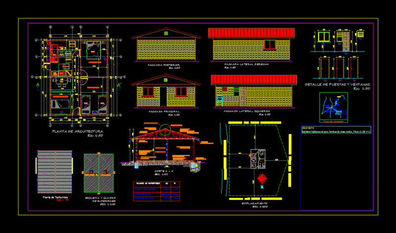 Grant House Ds1 Chile DWG Block for AutoCAD